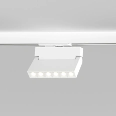 Фото товара Трековый однофазный светильник 10W 4200K Basic System Garda белый 85017/01