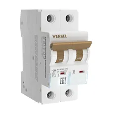 Изображение Автоматический выключатель 2P 25A C 4,5кА W902P254