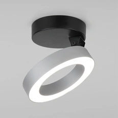 Фото товара Накладной поворотный светодиодный светильник Spila серебро 12W 4200К 25105/LED