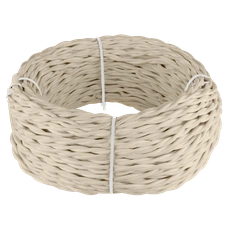 Изображение Ретро кабель витой 3х2,5 (песочный) 20 м W6453346