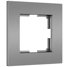 Изображение Рамка на 1 пост Slab (серебро матовый) W0012965