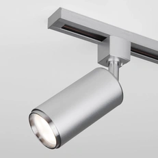 Фото товара Трековый поворотный светильник GU10 Svit Basic System хром матовый MRL 1013