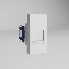 Фото товара Модульная розетка Ethernet RJ-45 6 cat. Slot (белый) W1281101