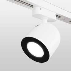 Фото товара Basic System Трековый поворотный светильник GU10 Ogma белый MRL 1005