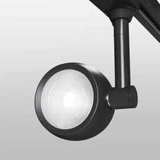 Фото товара Трековый поворотный светильник 12W 4200K Orio Basic System черный LTB48