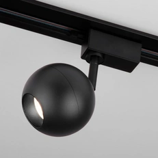 Фото товара Трековый однофазный светильник Basic System Ball черный 12W 4200K LTB77
